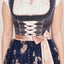 Kruger Mini Dirndl 2pcs. 60cm "Tracy" blue
