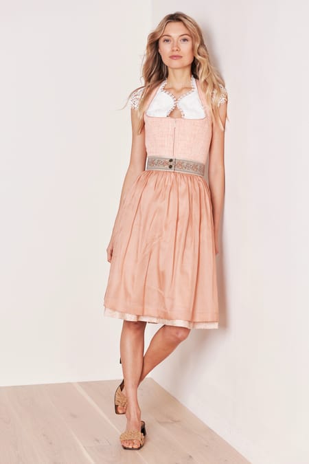Julia Trentini Marta Dirndl, Rose — 60cm Midi