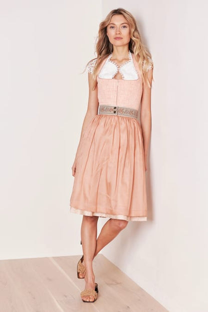 Julia Trentini Marta Dirndl, Rose — 60cm Midi