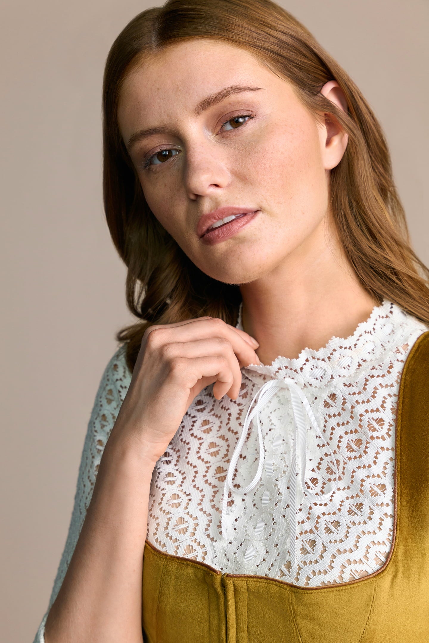 Julia Trentini Milla Midi Dirndl, Yellow — 60cm