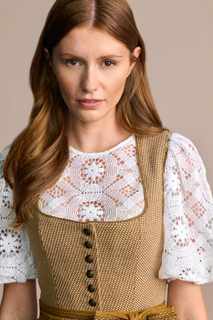 Julia Trentini Janine Dirndl, Yellow — 70cm Long