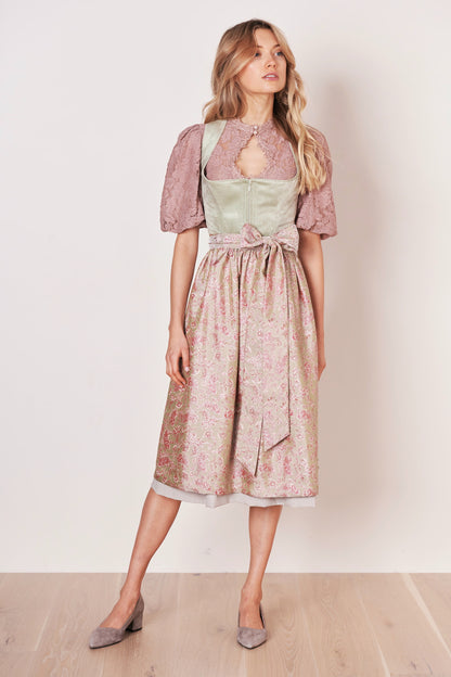 Julia Trentini Alica Dirndl, Green — 70cm Long