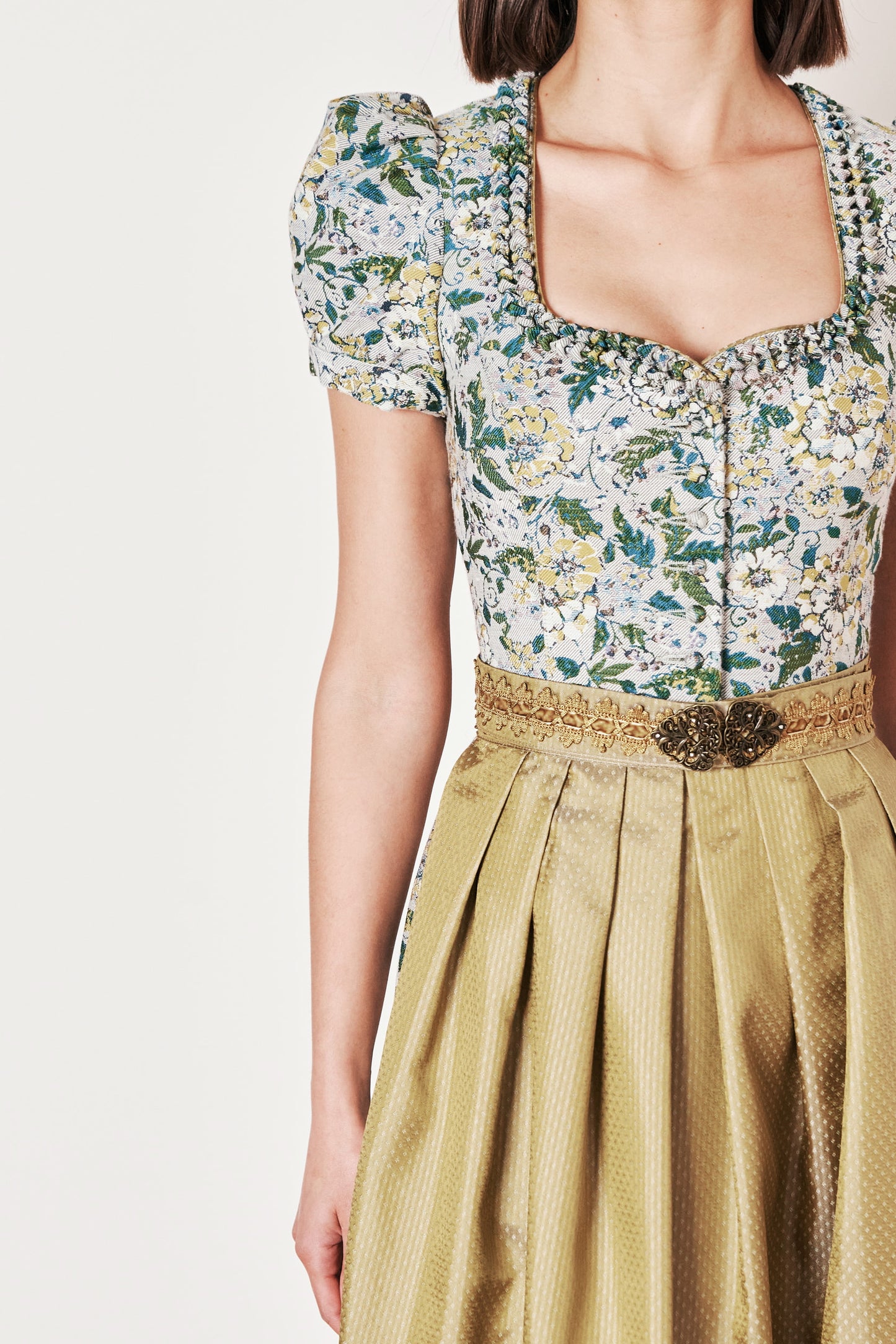 Julia Trentini Ariela Dirndl, Green — 70cm Long