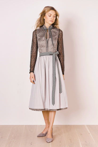 Julia Trentini Erna Dirndl, Grey — 70cm Long