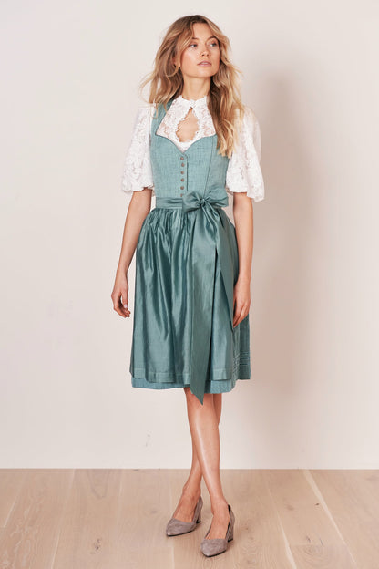 Julia Trentini Astrid Midi Dirndl, Turquoise — 60cm