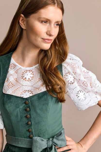 Julia Trentini Nova Midi Dirndl, Green — 60cm