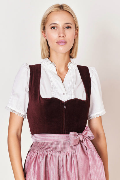 Julia Trentini Carina Midi Dirndl, Red — 60cm
