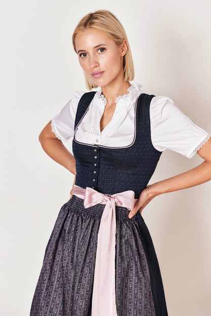 Julia Trentini Fritzi Midi Dirndl, Blue — 60cm