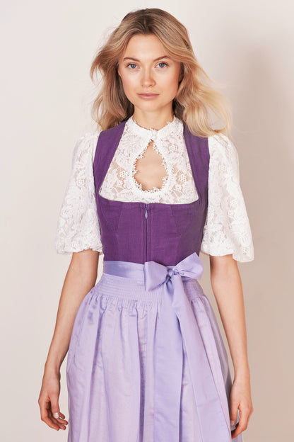 Julia Trentini Wilma Dirndl, Purple — 70cm Long
