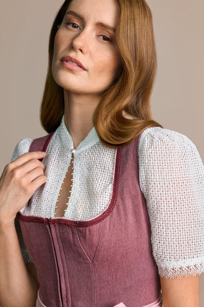 Julia Trentini Konstanze Dirndl, Pink — 70cm Long