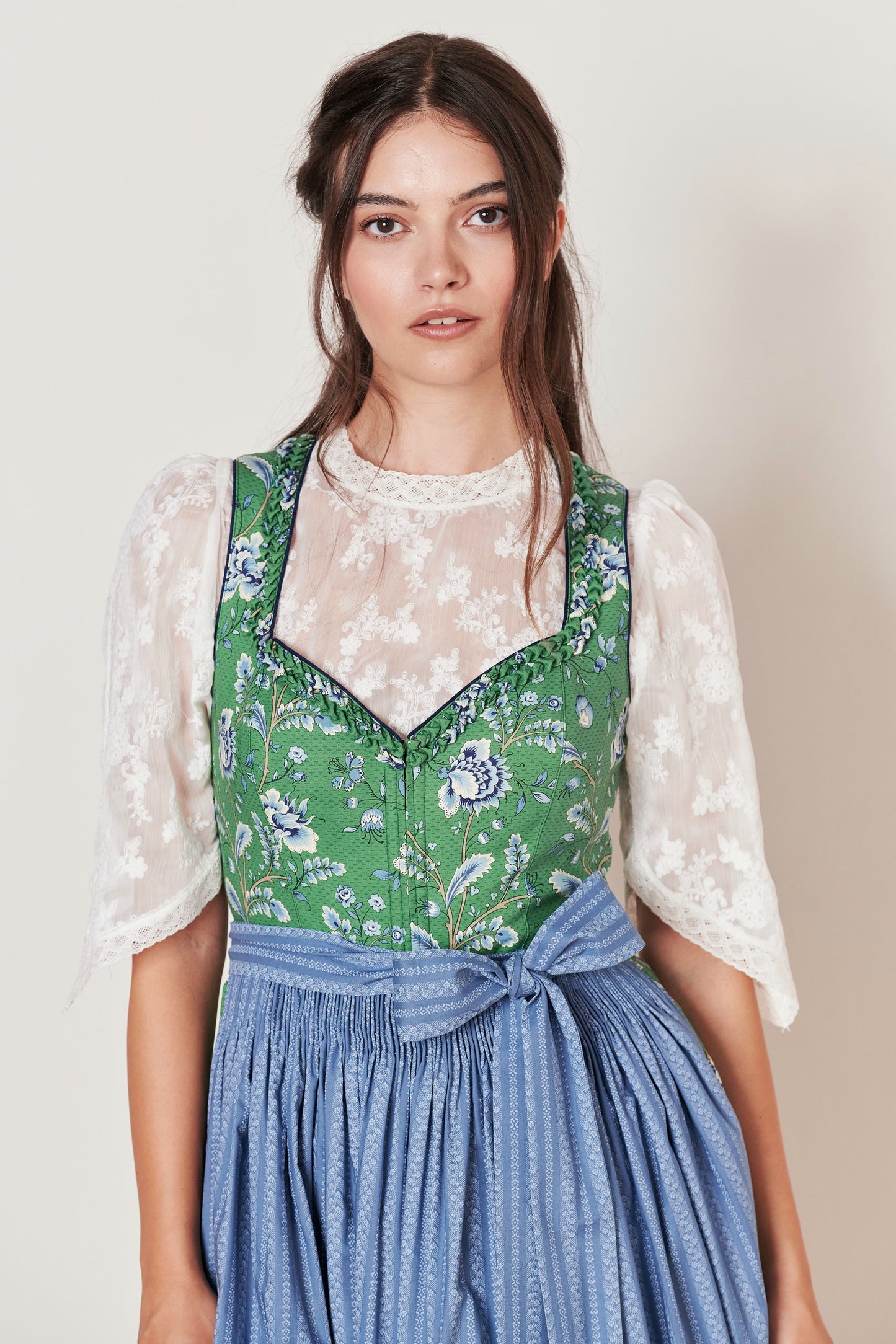 Julia Trentini Nicola Dirndl, Green — 70cm Long