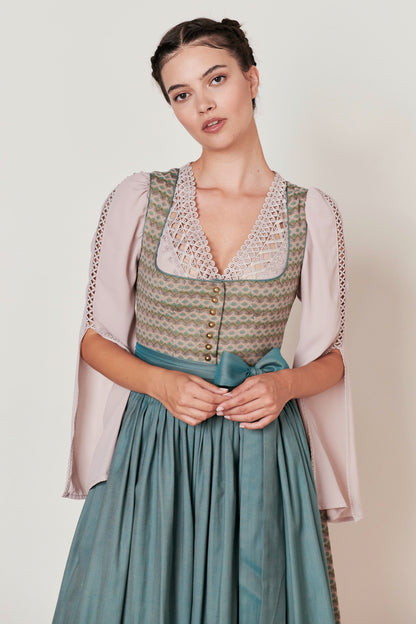 Julia Trentini Susanne Dirndl, Olive — 70cm Long