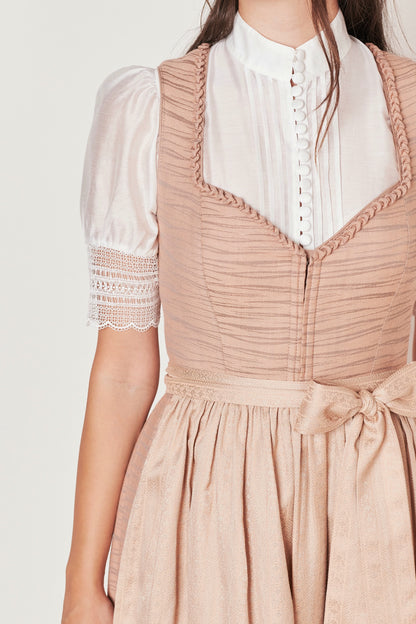 Julia Trentini Fabia Dirndl, Beige — 70cm Long