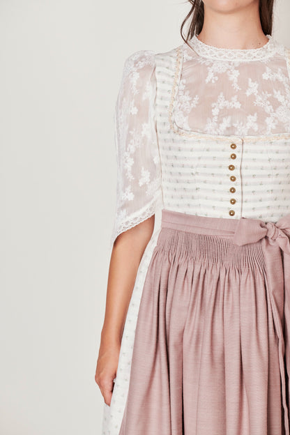 Julia Trentini Latizia Dirndl, Beige — 70cm Long