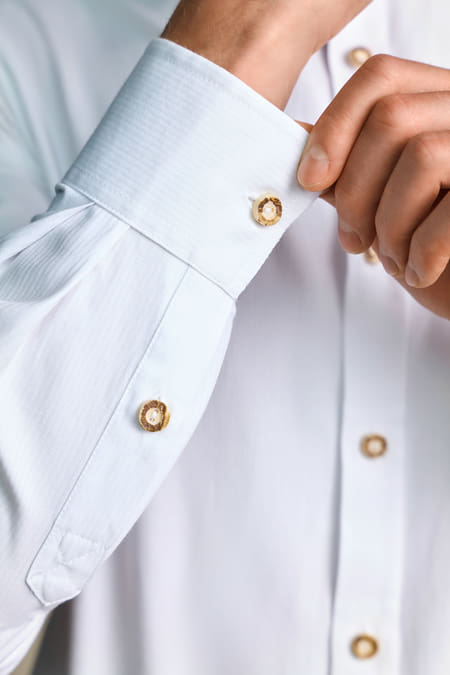 Trachten shirt Bodo — white