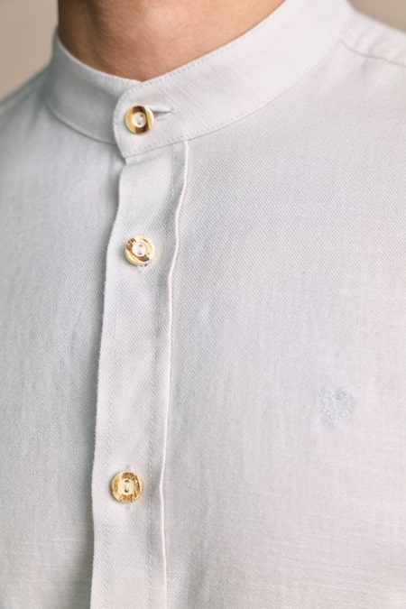 Trentini Trachten Long Sleeve Shirt Kai — ecru