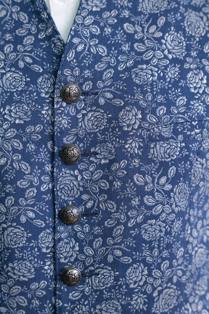 Waistcoat Malte — blue