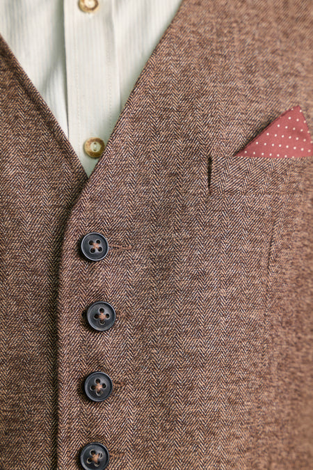 Waistcoat Peter — brown
