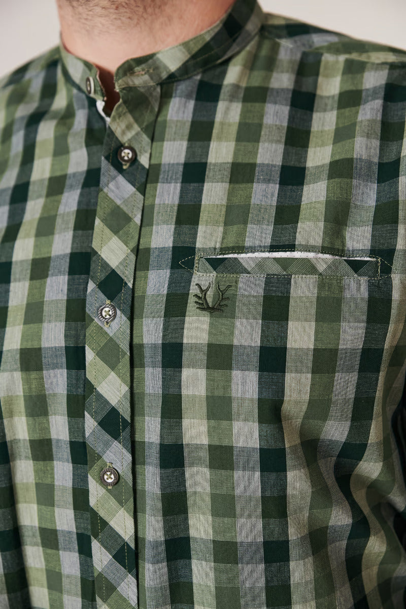 Krueger Traditional Long Sleeve Shirt "Flavio" green