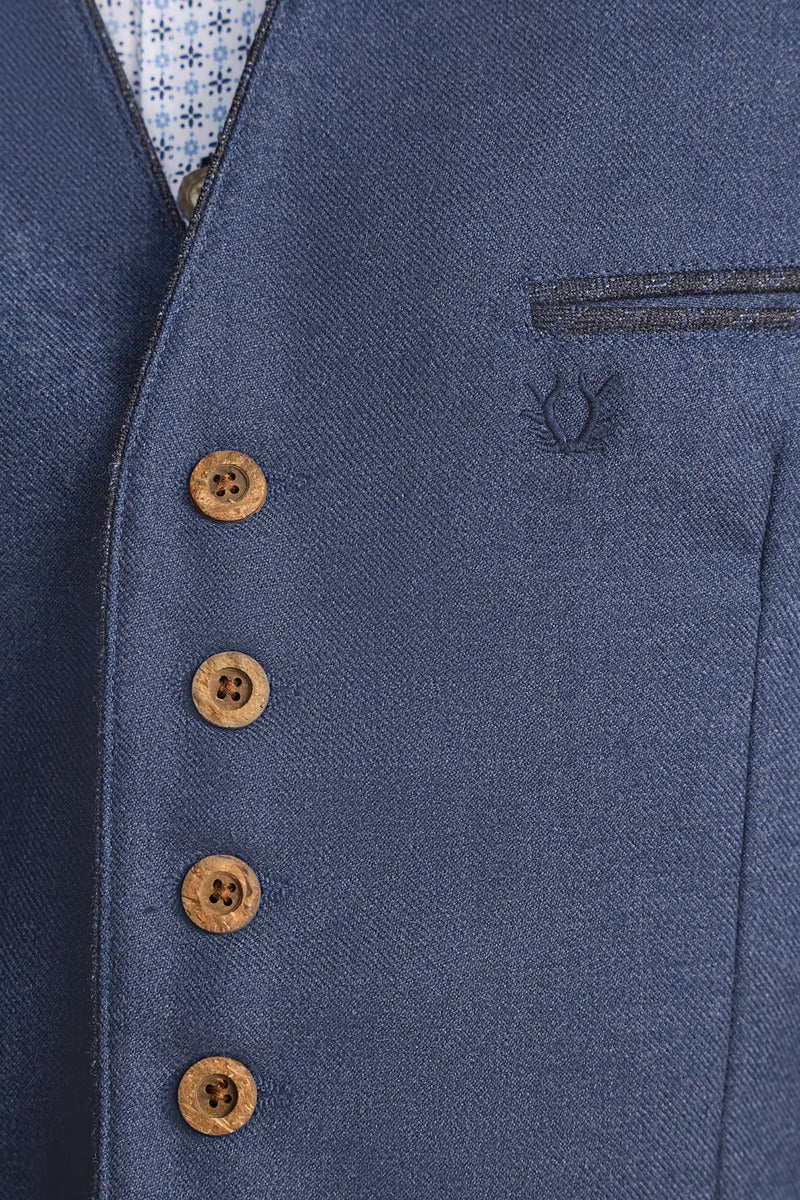 Kruger Traditional Vest "Livius" blue
