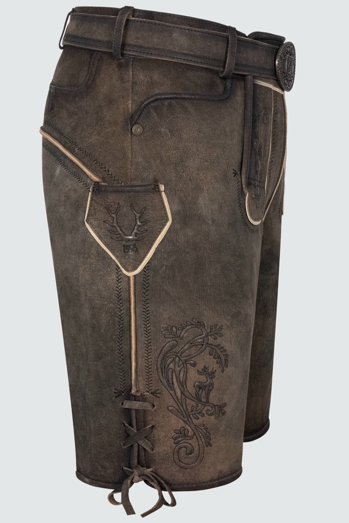 Kruger Raul lederhosen brown, detail