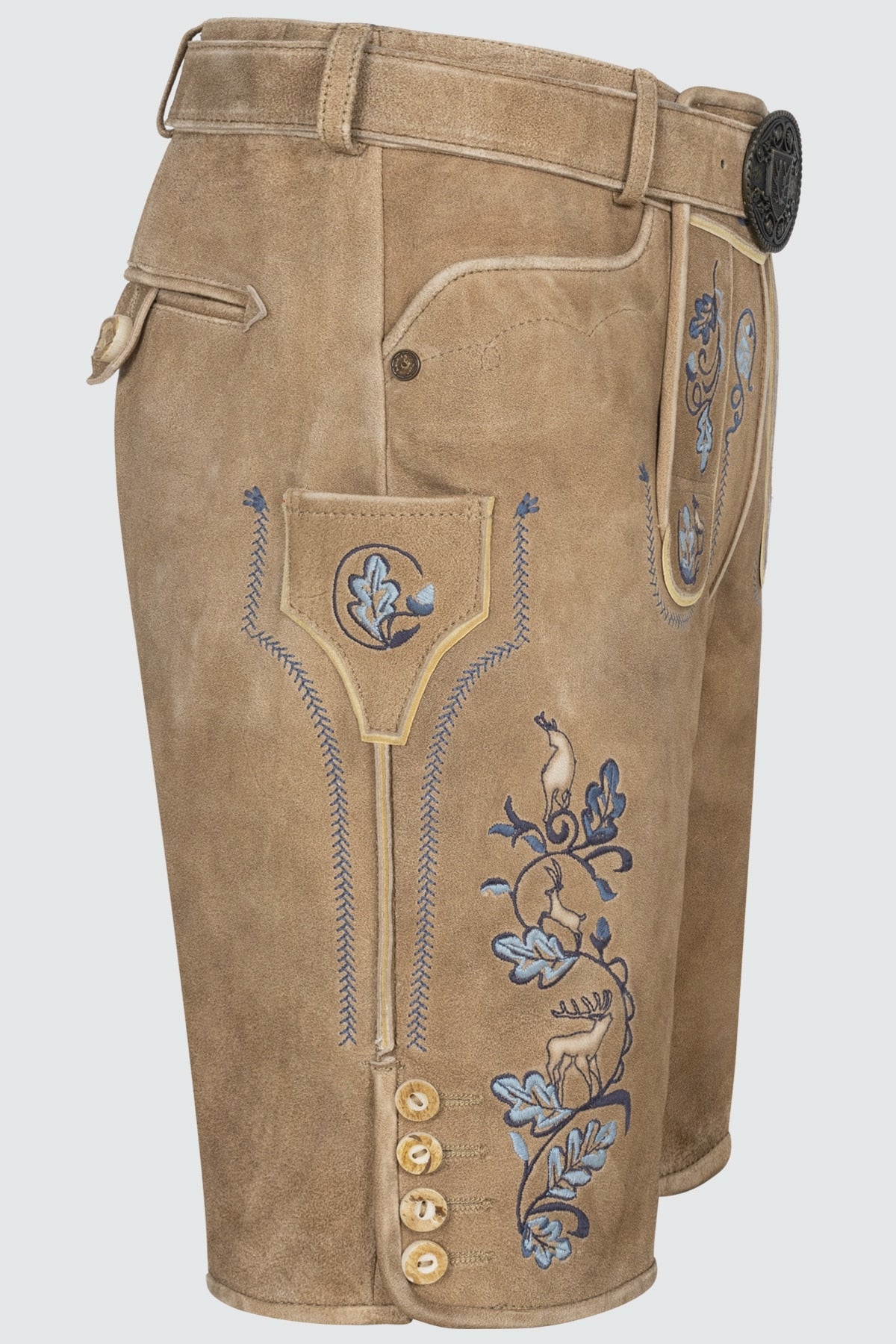 Kruger Demian lederhosen brown, detail
