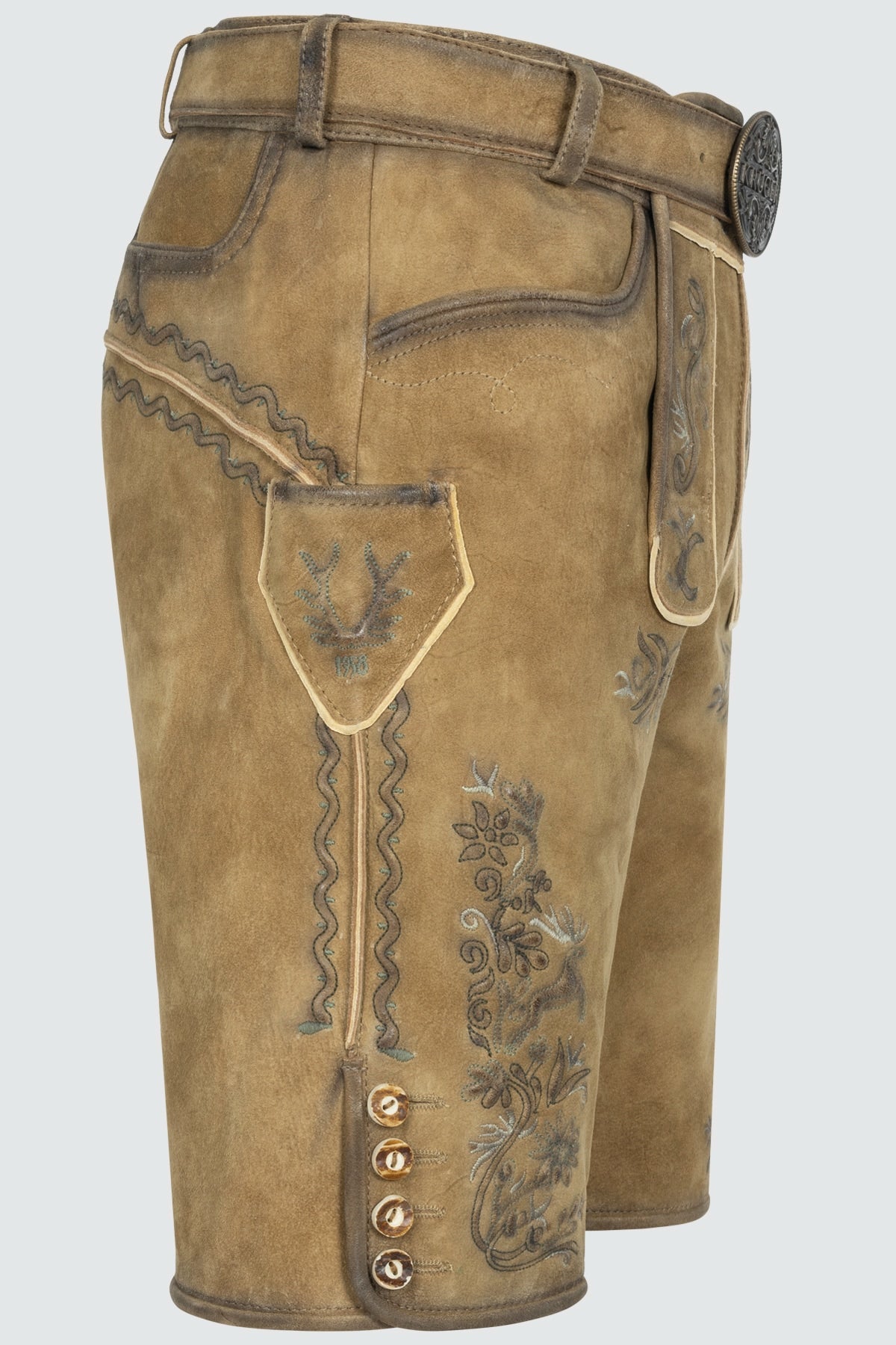 Kruger Juan lederhosen brown, detail