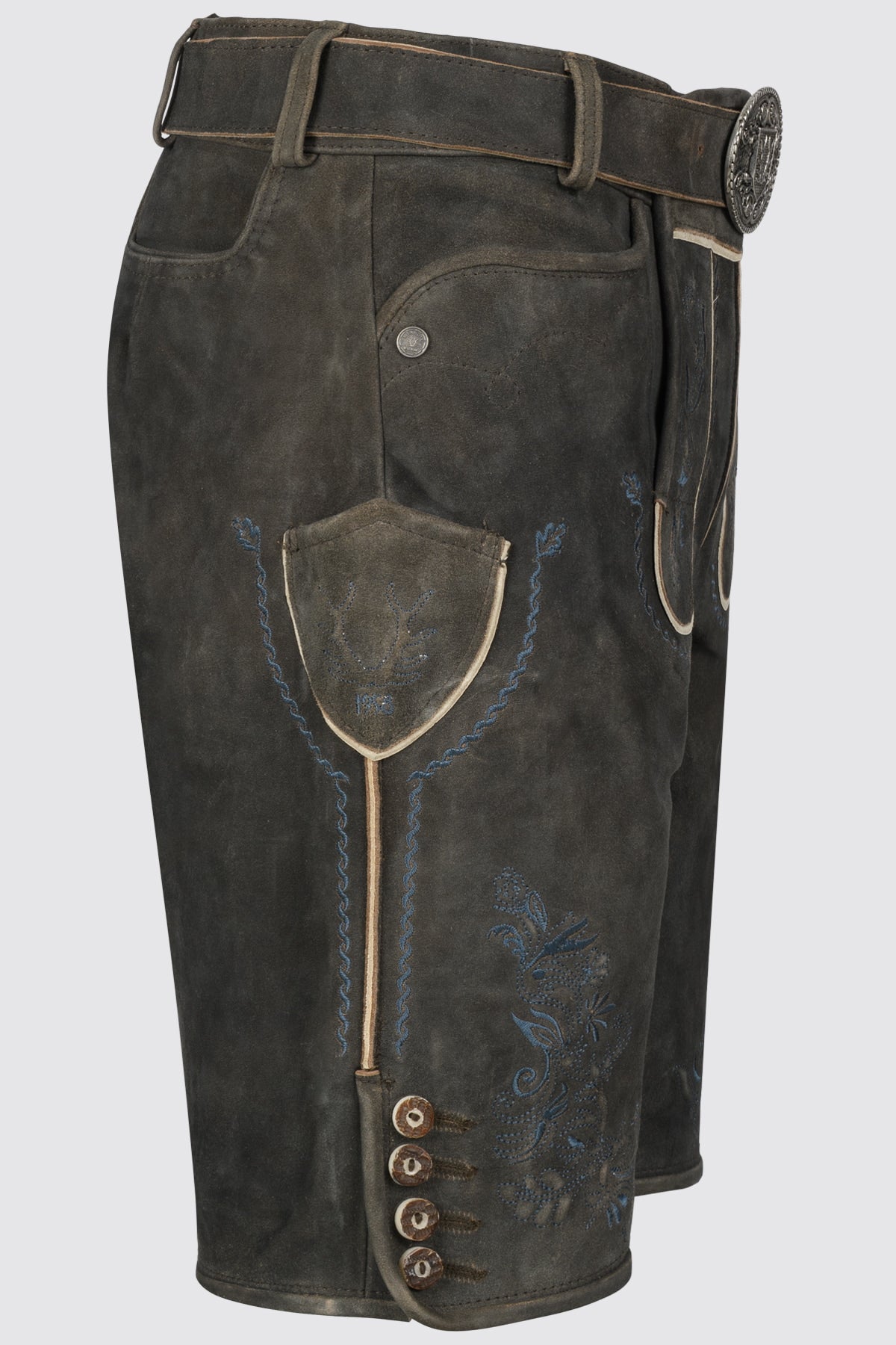 Kruger Yanis lederhosen brown, detail
