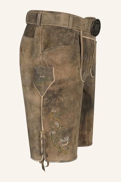 Kruger Micah lederhosen brown, detail