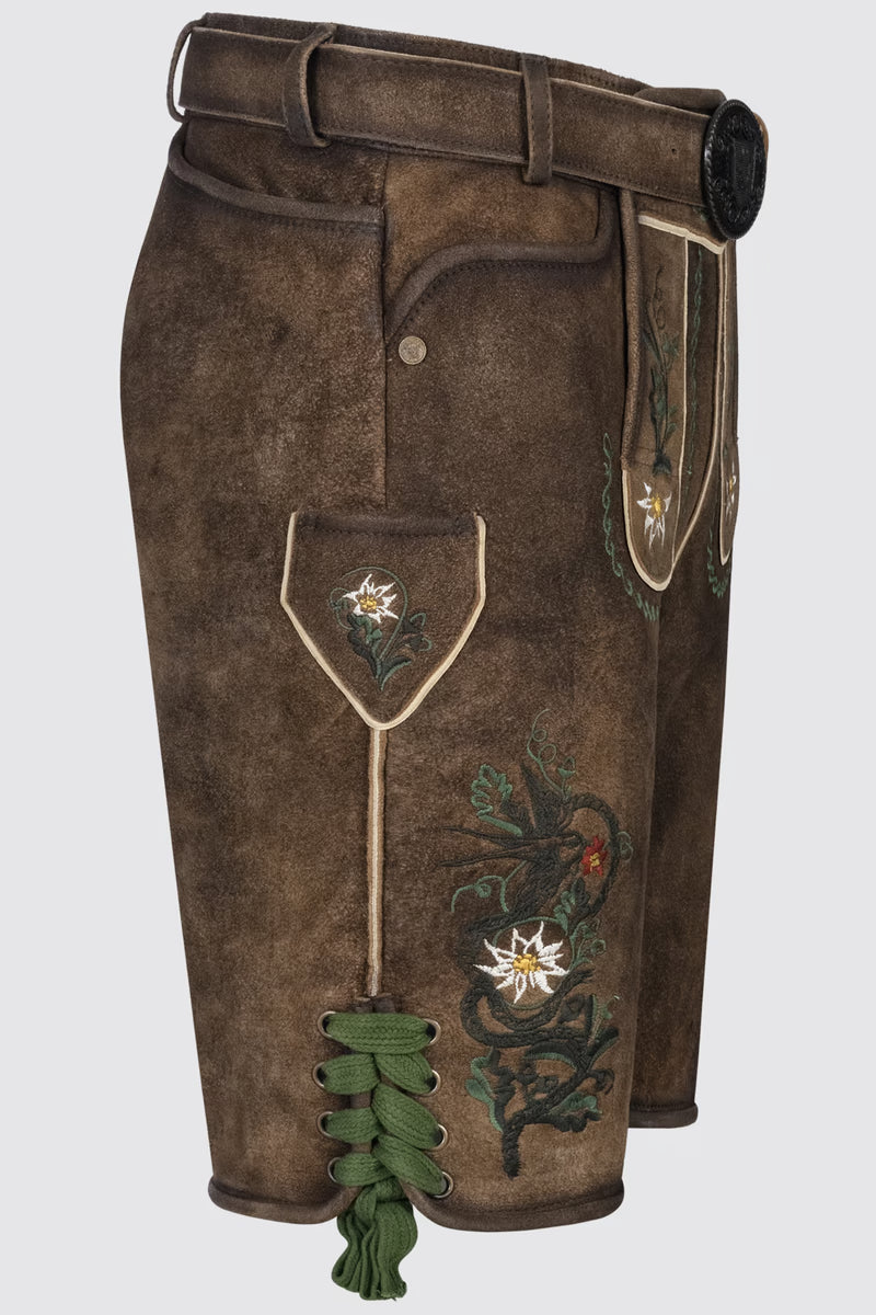 Kruger Men's Lederhosen "Alexander" brown