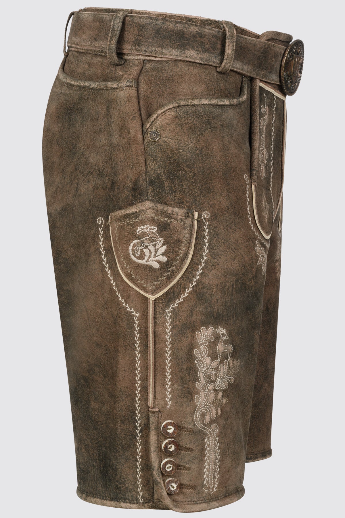 Kruger Josha lederhosen brown, detail