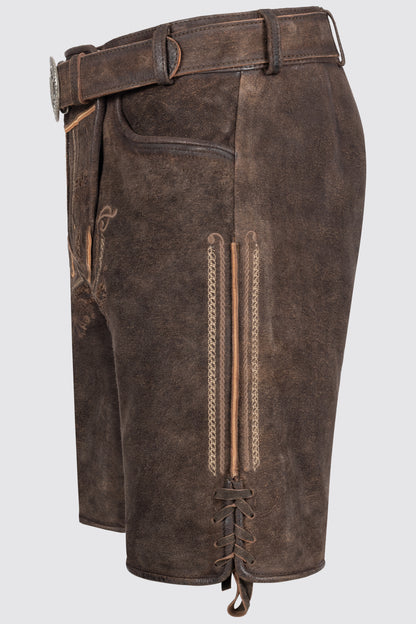 Kruger Roger lederhosen brown, detail