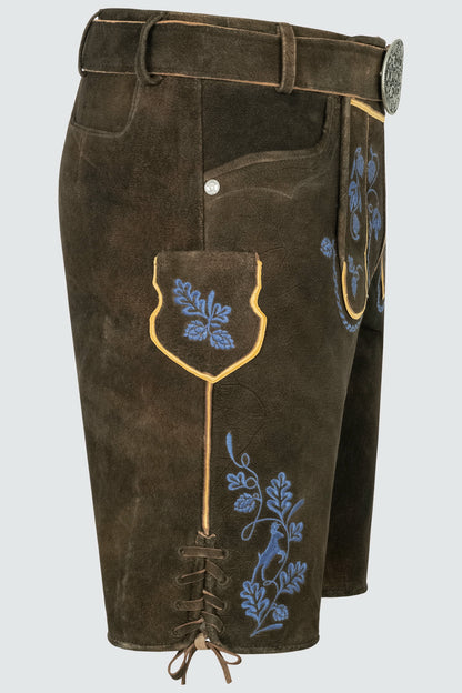 Kruger Roland lederhosen brown, detail