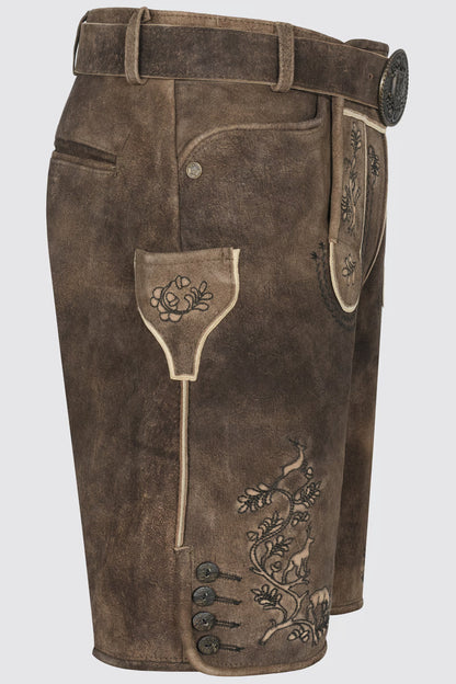 Kruger Men's Lederhosen "Mischa" brown