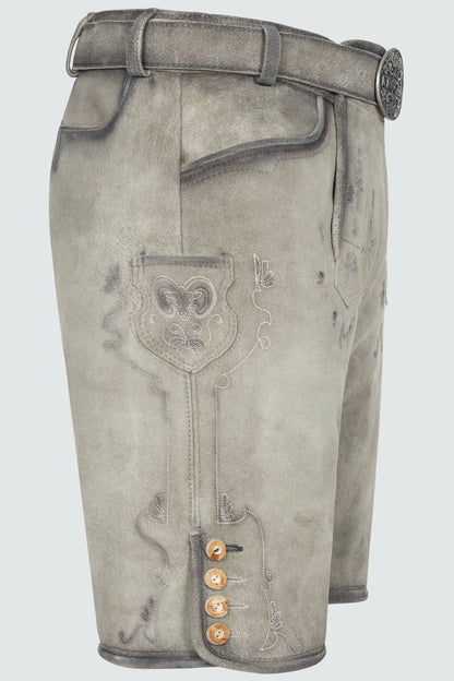 Kruger Lenny lederhosen gray, detail