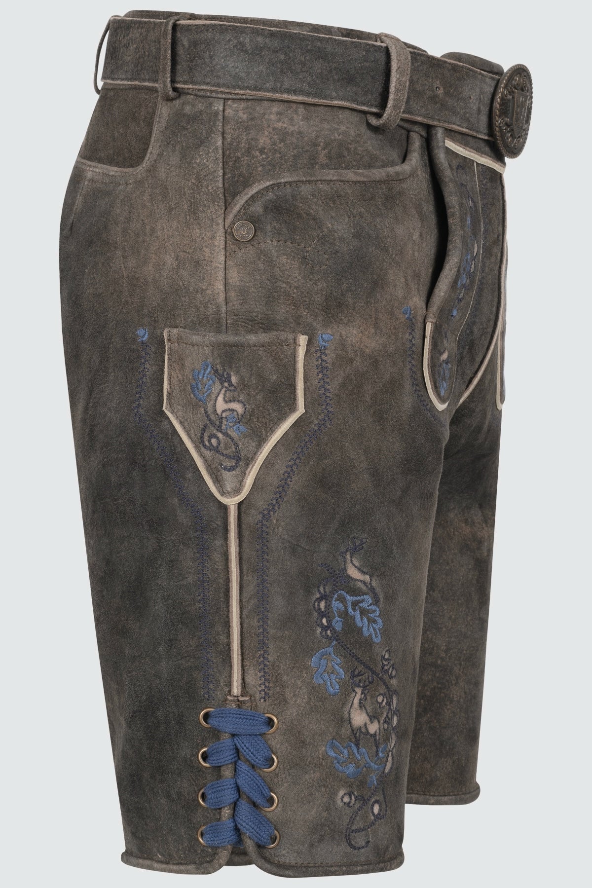 Kruger Vasili lederhosen brown, detail