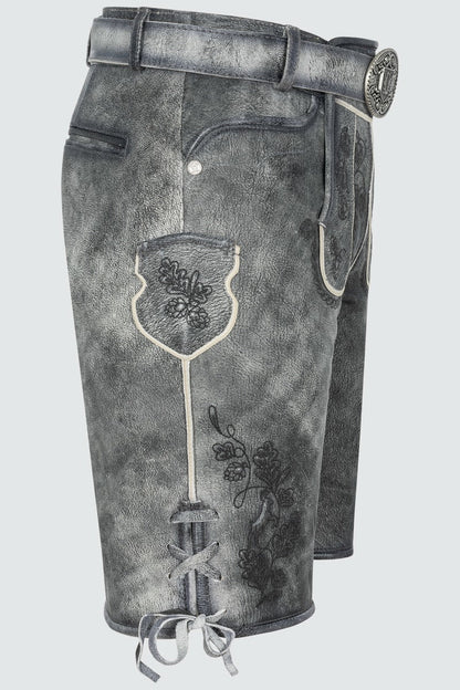 Lederhose Okko mit Gürtel