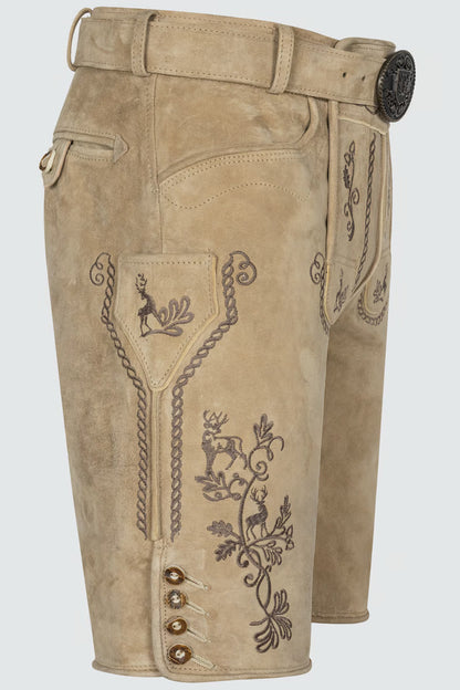 Kruger Men's Lederhosen "Milian" light brown