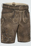 Kruger Men's Lederhosen "Wanja" (brown) with Belt