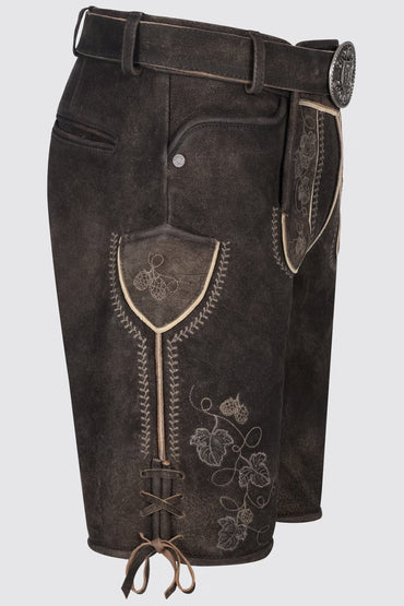 Kruger Men's Lederhosen "Nikolas" dark brown