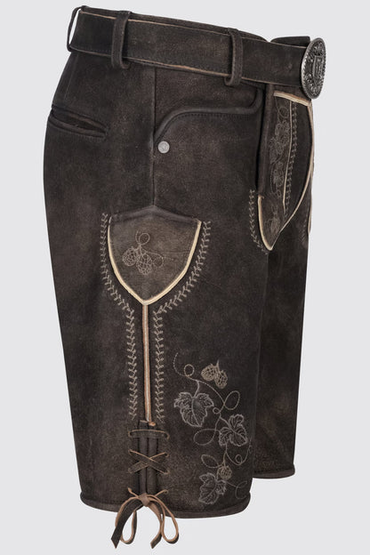 Kruger Men's Lederhosen "Nikolas" dark brown
