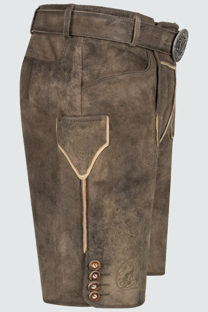 Kruger Denis lederhosen brown, detail