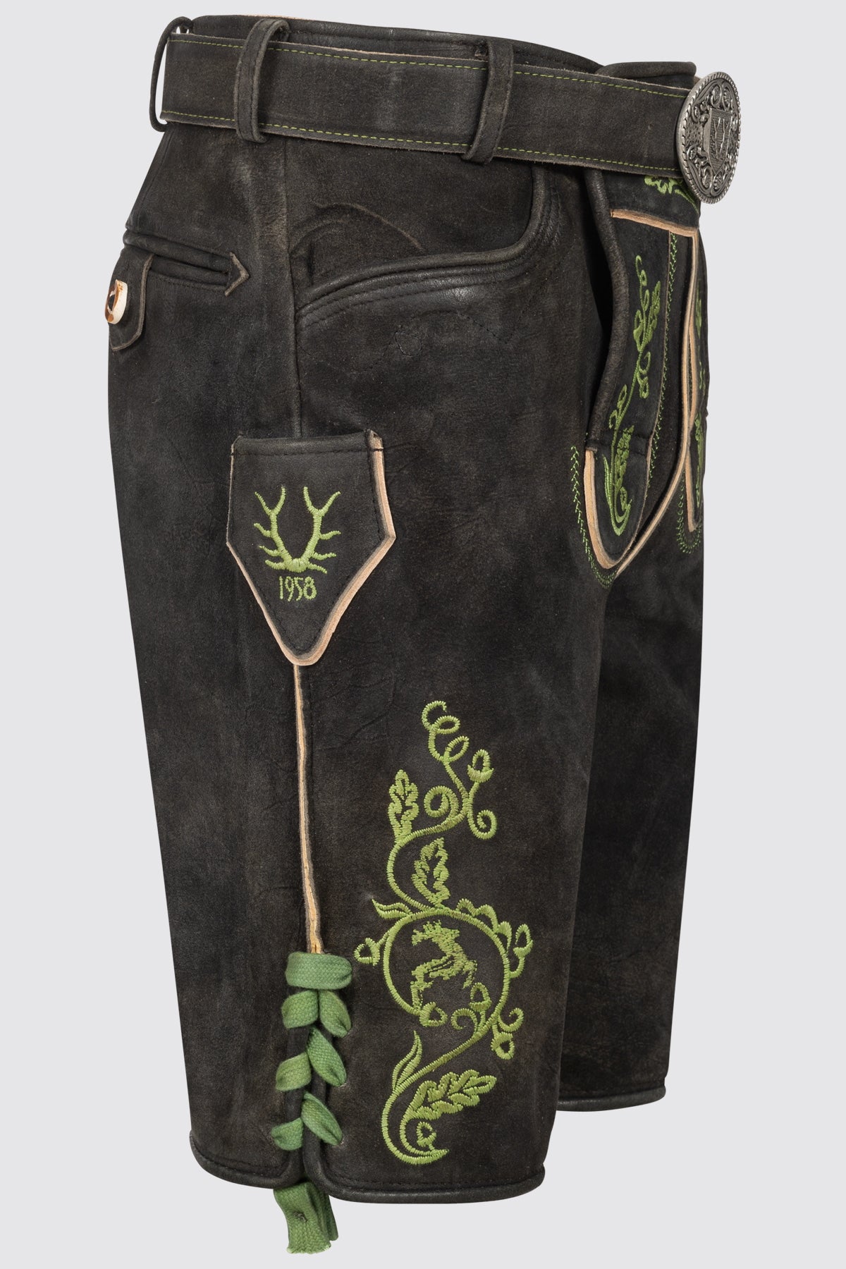 Kruger Tilo lederhosen brown, detail
