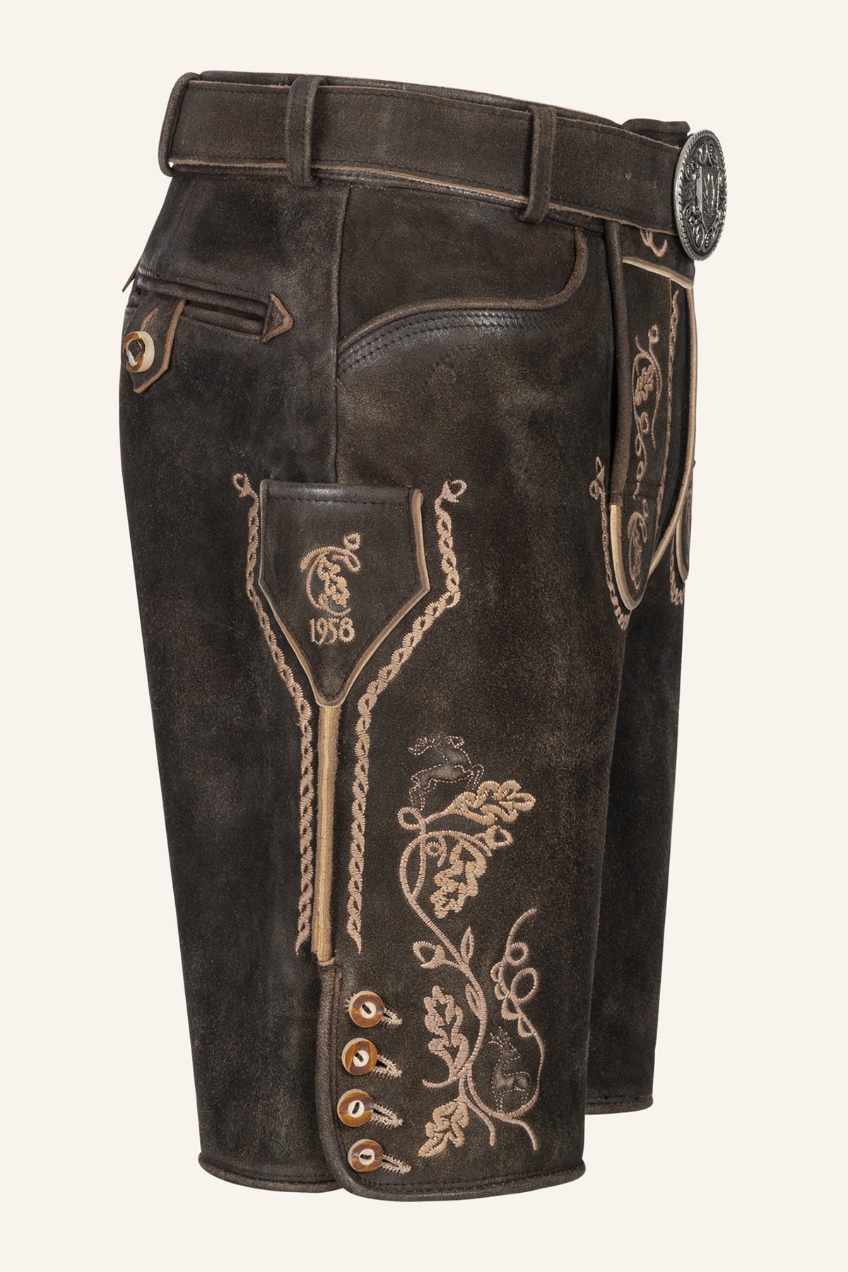 Kruger Orlando lederhosen brown, detail