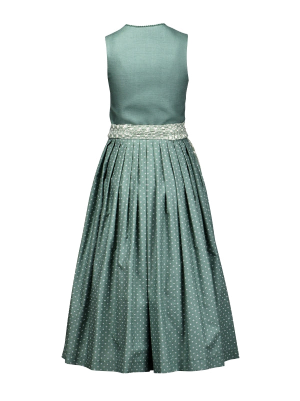Dirndl with linen top and cotton skirt