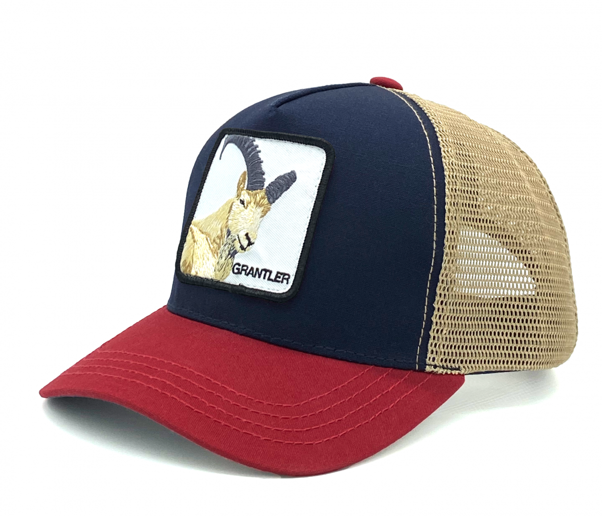 Trucker Cap with Motto Patch and Capricorn