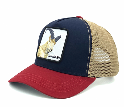 Trucker Cap with Motto Patch and Capricorn