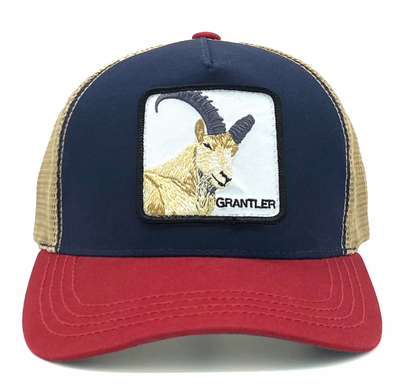 Trucker Cap with Motto Patch and Capricorn