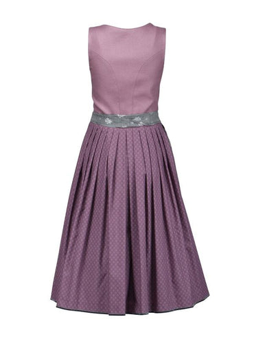 Berwin Long Dirndl 2pcs. 70cm "Liesel" berry (size 40)