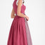 Dirndl with striped apron and clasp
